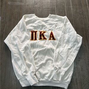 White Vintage Pi Kappa Alpha PIKE Crew Neck